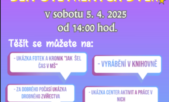 Den otevřených dveří v MŠ 