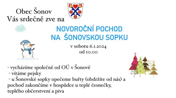 Novoroční pochod na Šonovskou sopku