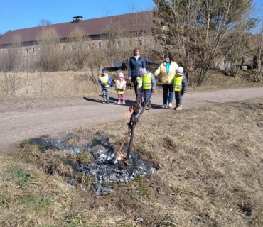 Vítání jara dětmi z MŠ Šonov 21.3.2022