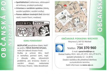 Občanská poradna Náchod - bezplatná pomoc!